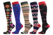 Rexx Fun Design Knee-High Compression Socks (5 Pairs) - Second Medium