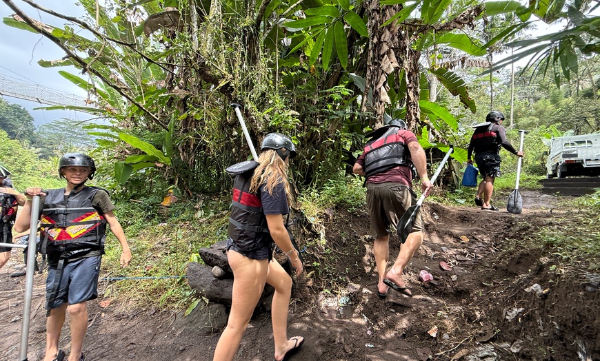 Image 2: Bali: Whitewater Rafting with Gourmet Buffet Lunch for up to 4