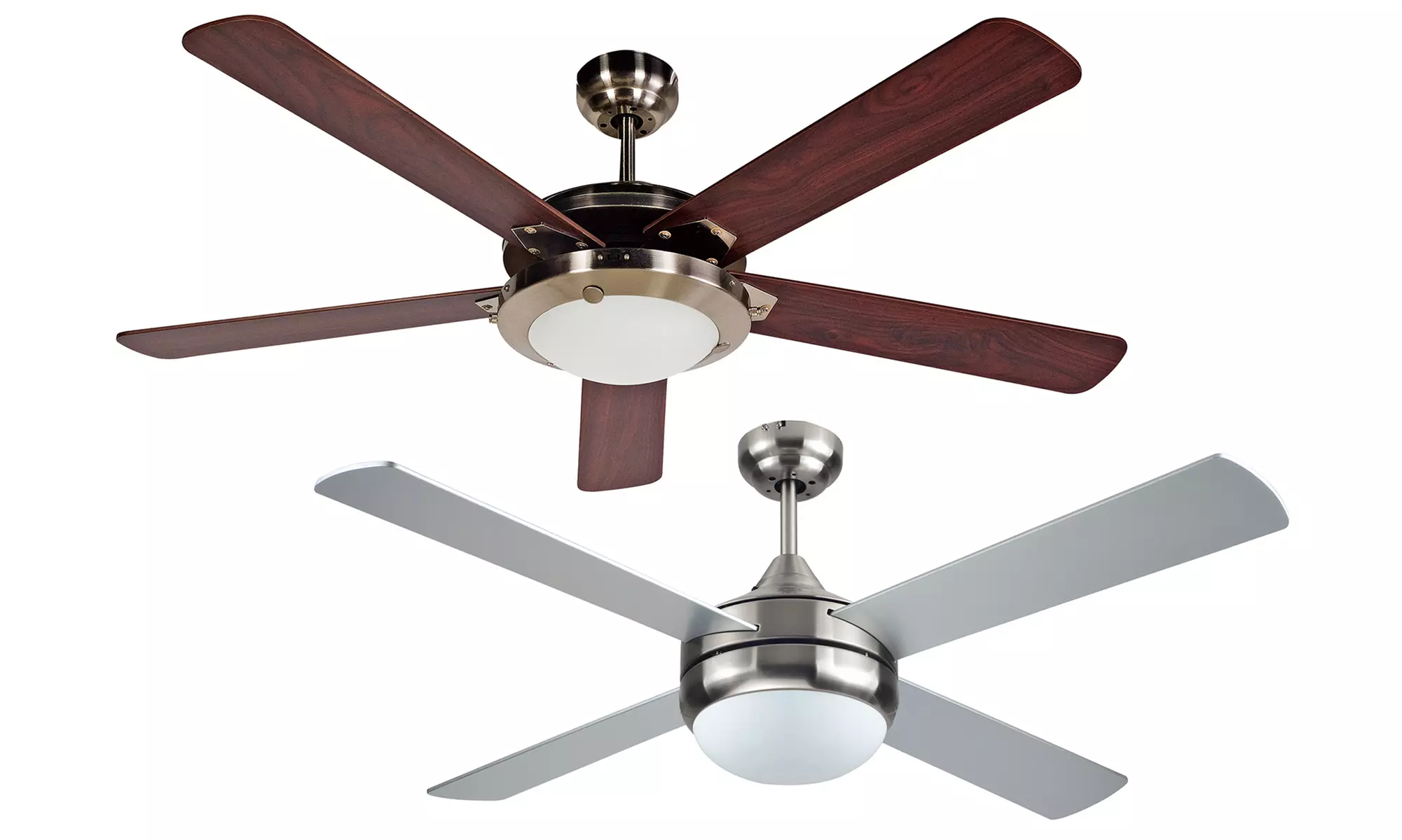 Black+Decker 52" 4-Blade or 5-Blade Ceiling Fans With Light - Primary Image