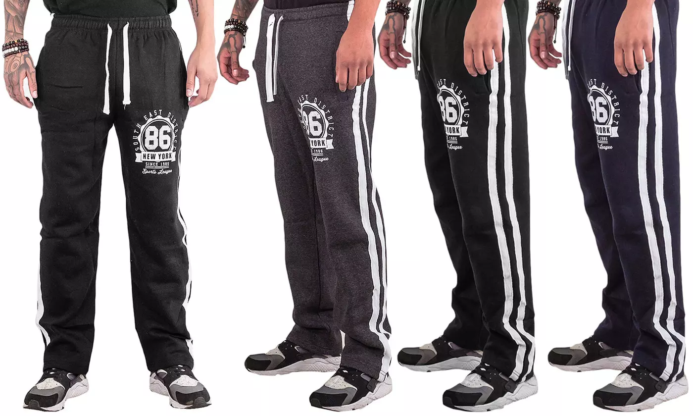 Pantalon de jogging en polaire pour homme, avec motif "86 New York" - Primary Image