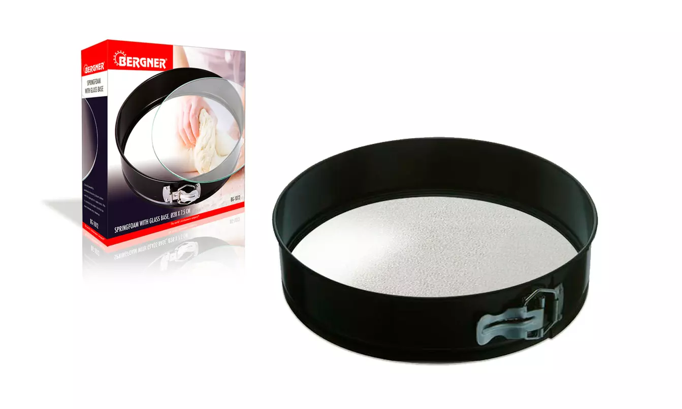 Moule à charnières avec fond en verre Ø28 cm de Bergner - Image 4