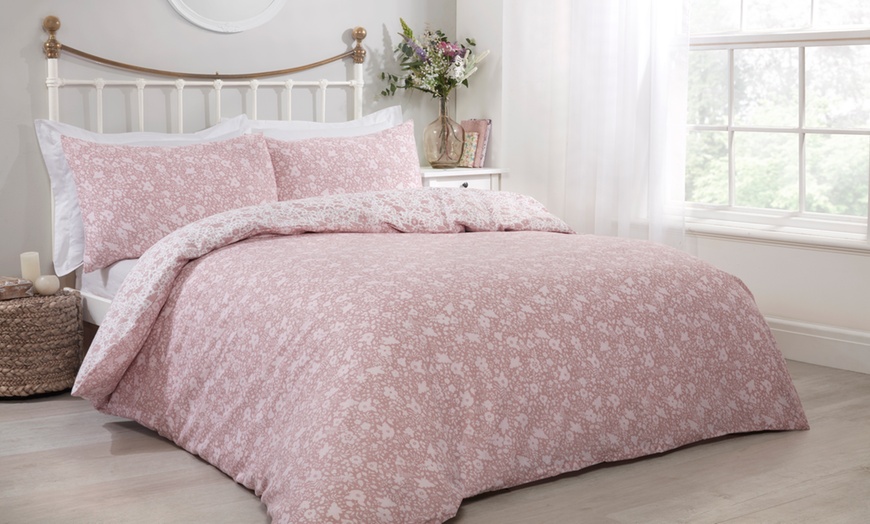 Image 1: Pieridae Ditsy Floral Reversible Duvet Set