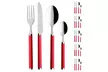 24-Stück-Besteckset für 6 Personen in Rot - Second Medium