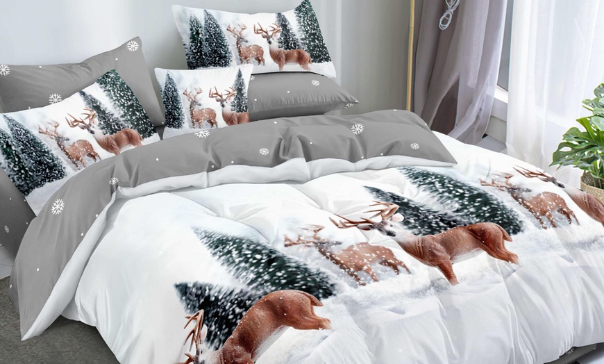 Image 4: Christmas Easy Care Duvet Sets
