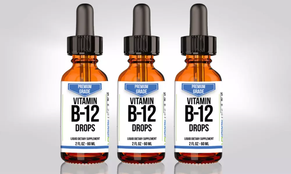 Premium Grade Vitamin B12 Drops (1-, 2-, or 3-Pack) - Primary Image