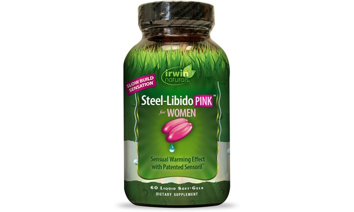 Irwin Naturals Steel Libido Pink Liquid Soft Gels For Women 60 Count