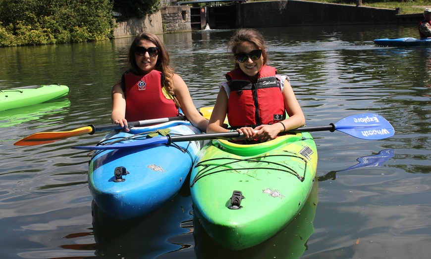 Image 2: Canoeing on the River Stort