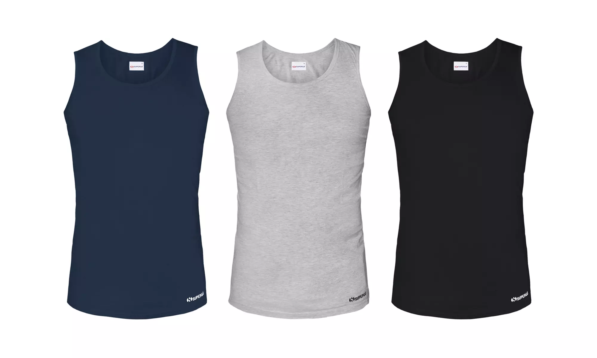 Set da 3 canotte da uomo Superga