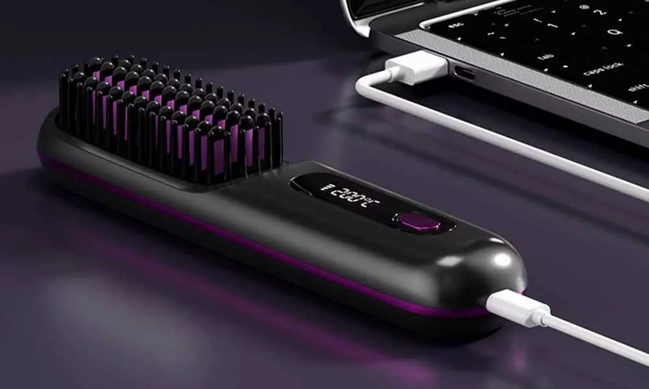 Tragbarer Haarglätter