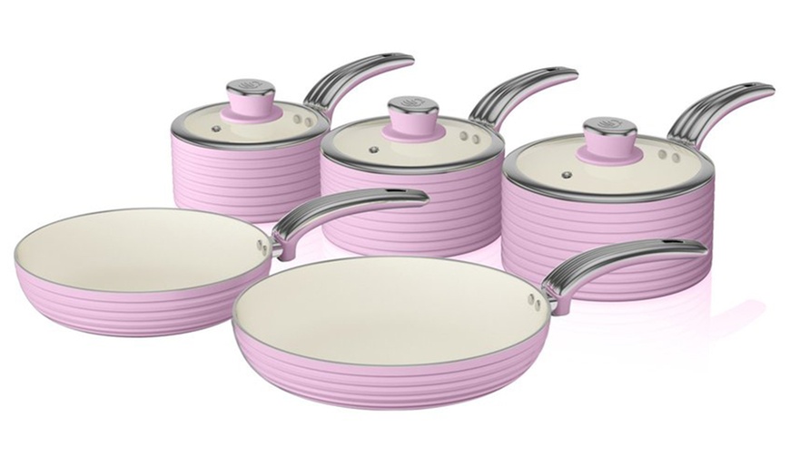 Image 39: Swan Retro Pans Set