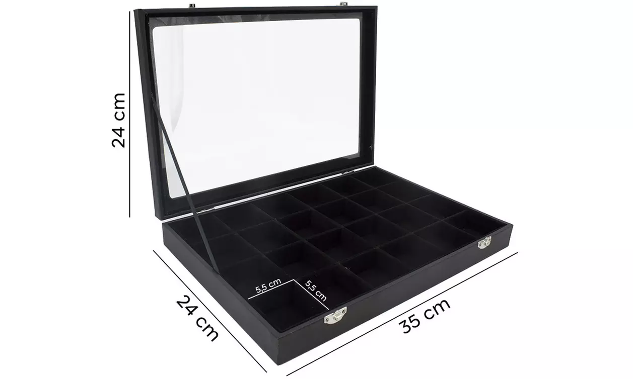 Boîte à bijoux 24 compartiments amovilbes - Image 6