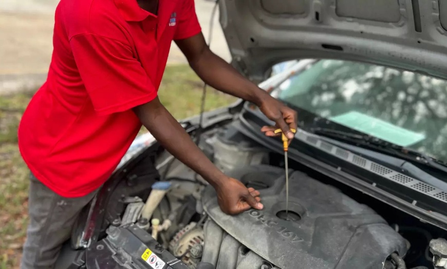 Image 3: Conventional, Synthetic Blend/Full Synthetic Oil Change+ Safety Check