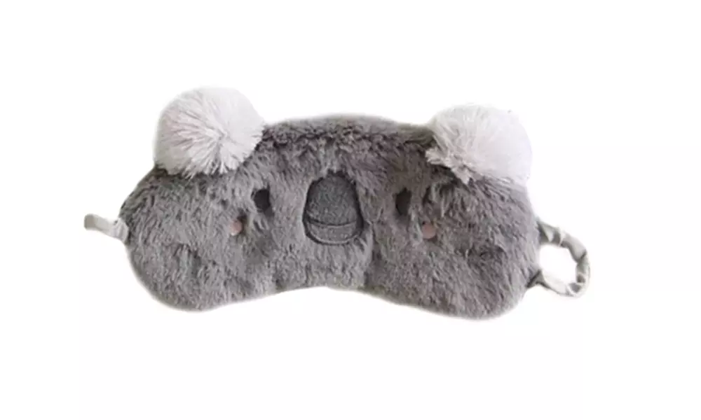 Koala or Rabbit Furry Animal Novelty Eye Sleep Mask - Second Medium