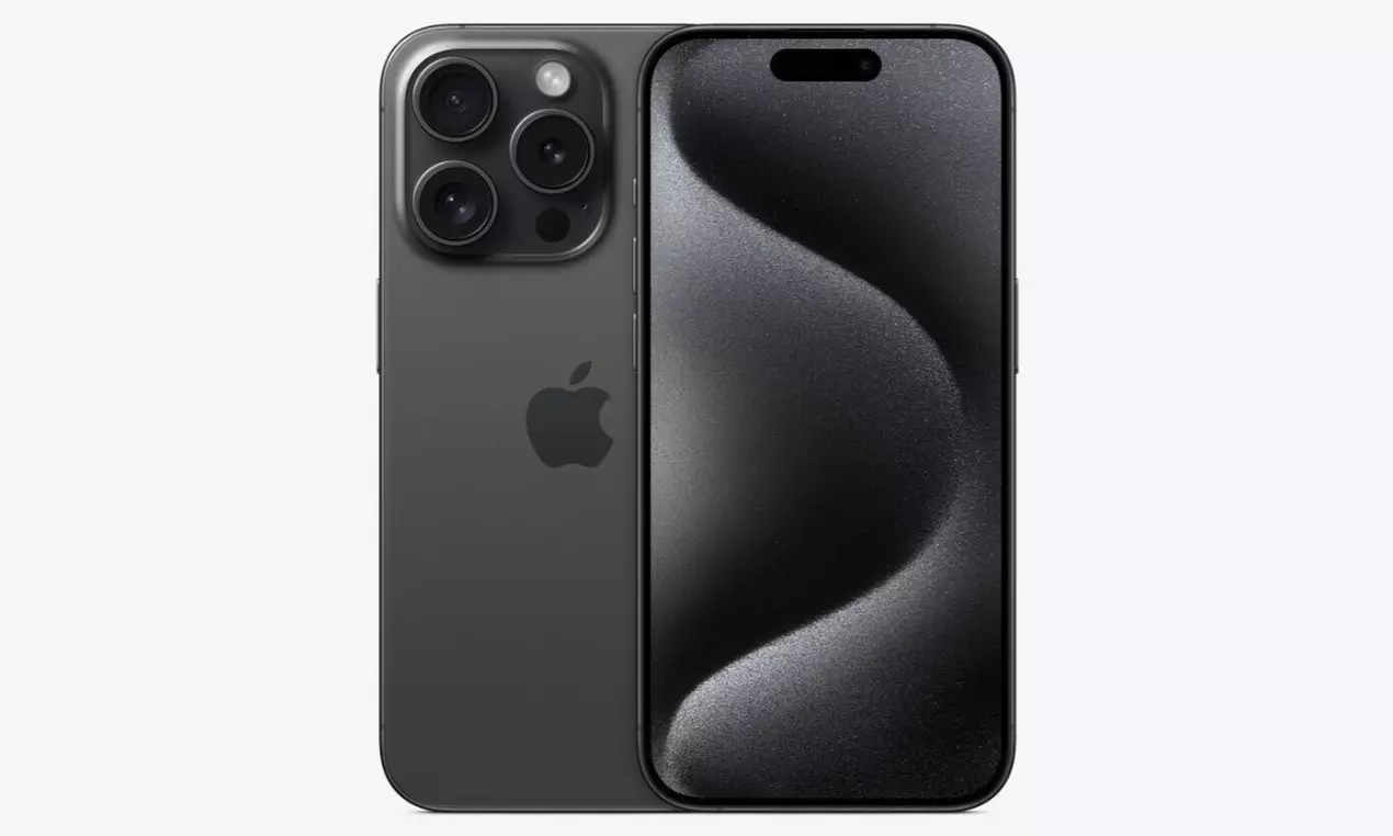 Apple iPhone 15 Pro 128 GB (neu) in Titan Schwarz oder Titan Blau - Second Medium