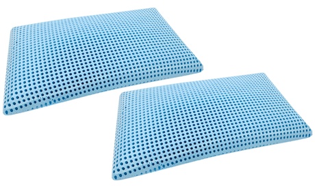 2 guanciali in memory foam disponibili in 2 modelli e 3 colori