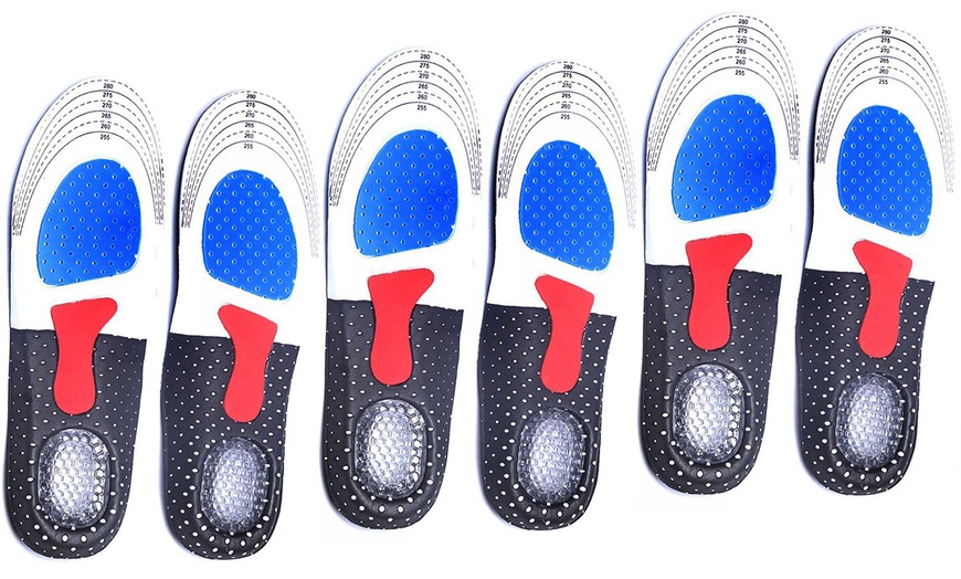 Image 7: One, Two or Three Pairs of Orthotic Arch Support Insoles