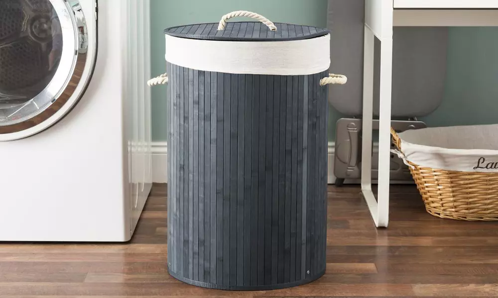 Cesto Portabiancheria In Bambù