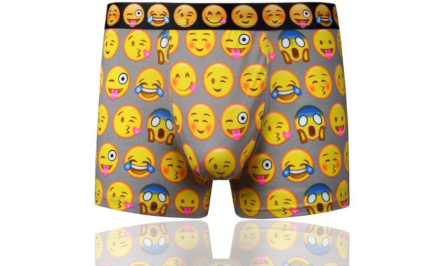 Image 9: Smiley Emoji Boxers Six-Pack