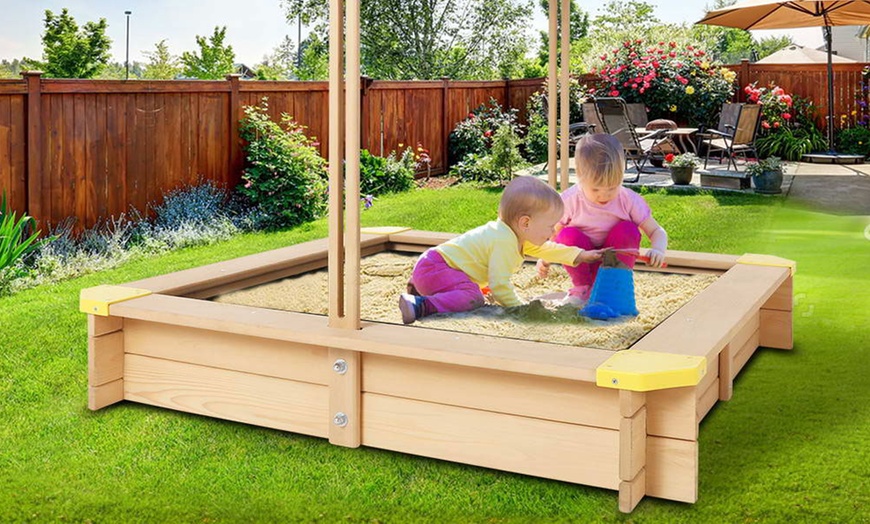 Image 22: Kids' Sand Pit Play Set