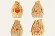 Custom Bear Family Puzzle Figurine: Eco-friendly, Handcrafted, Perfect for Family Celebrations, Anniversaries, and More - Image 4