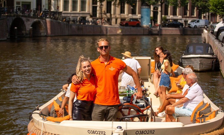 Image 7: Luxe open boot rondvaart van 1 uur door de Amsterdamse grachtengordel