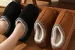 Cosy Faux Fur Sheepskin Lined Mini Snug Slippers - Second Medium