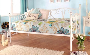 Crystal Daybed with Optional Trundle and Mattress