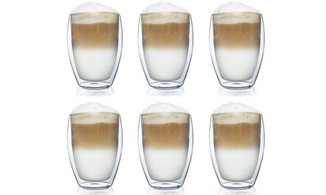 Fino a 6 bicchieri a doppia parete da 250 o 400 ml Creano