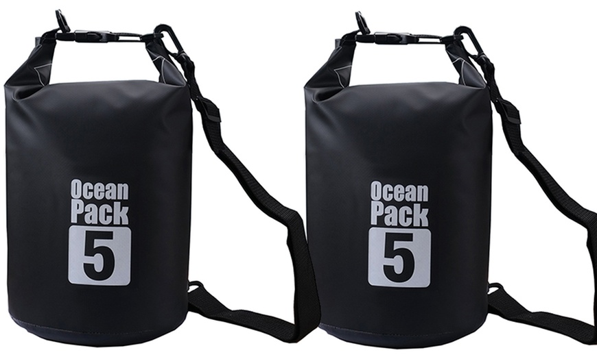 Image 3: One or Two Waterproof Floating Duffel Dry Bags