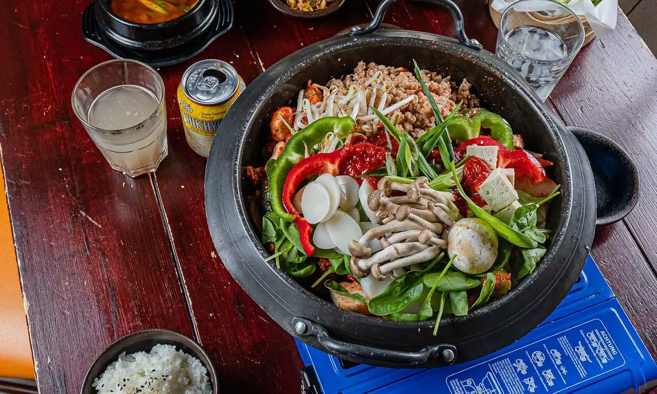 Koreanischer BBQ-Tischgrill