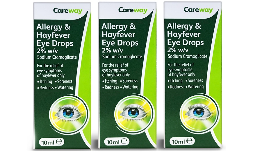 Image 1: 3-Pack of Allergy Eye Drops
