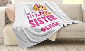 Personalised Mink-Touch Paw Patrol Blanket from Printerpix