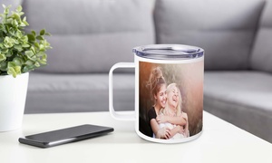 Personalised Coffee Mug with Lid