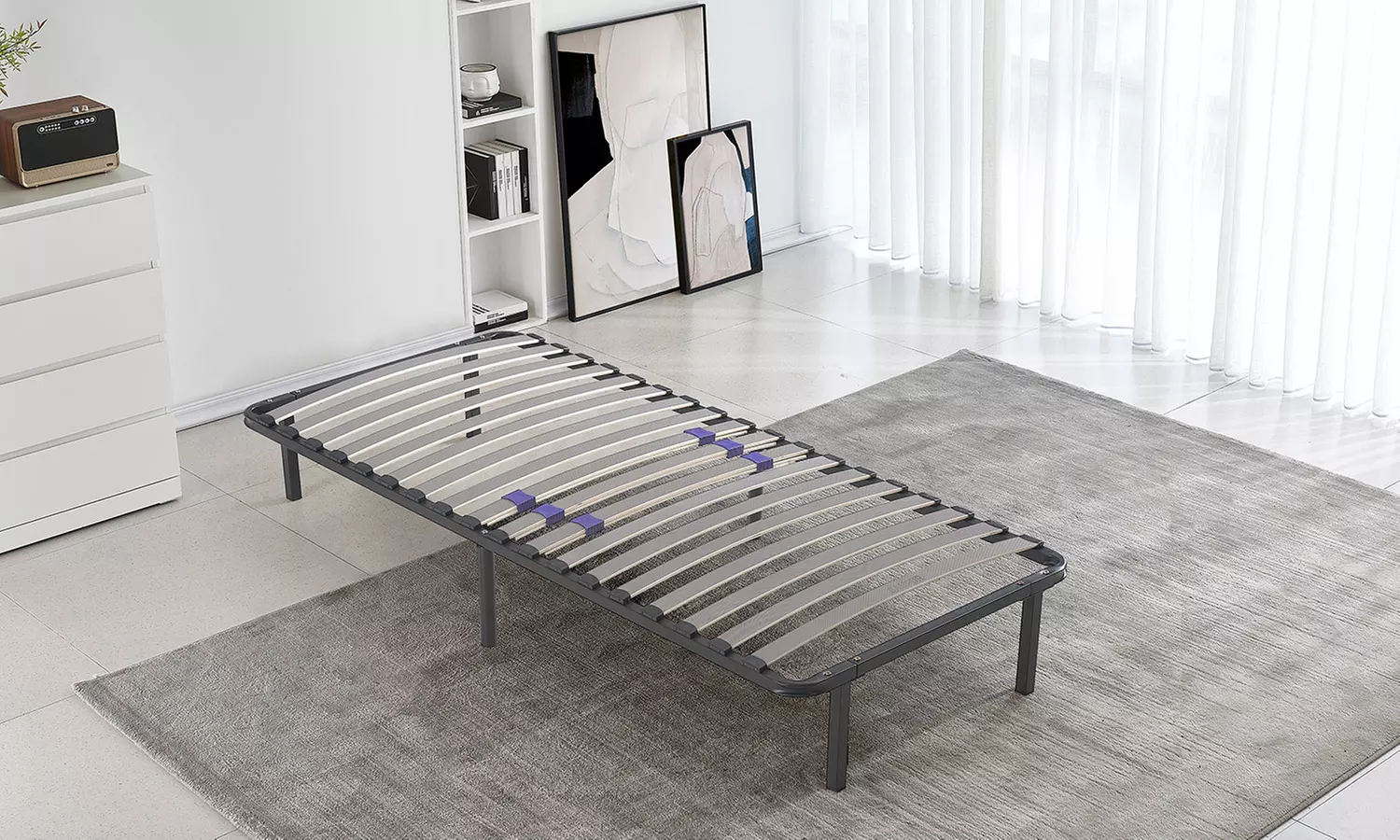 Sampur Metallgestell mit verstellbaren Latten und Füßen