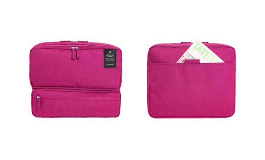 Image 11: Multi Compartment Travel Bag