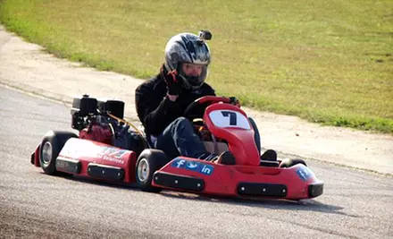 Three-Race Go-Kart Package for One or Two at On Track Xperience (Up to 51% Off) - Primary Image