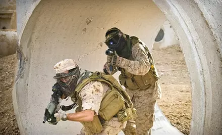 $20 for a Two Person 3-Hour Indoor or Outdoor Paintball Package at Defcon Paintball (Up to $89.96 Value) - Primary Image
