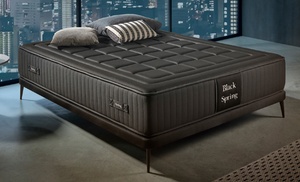 Taschenfederkern- und Memory-Schaum-Matratze „King Spring Black“ Taschenfederkern- und Memory-Schaum-Matratze „King Spring Black“