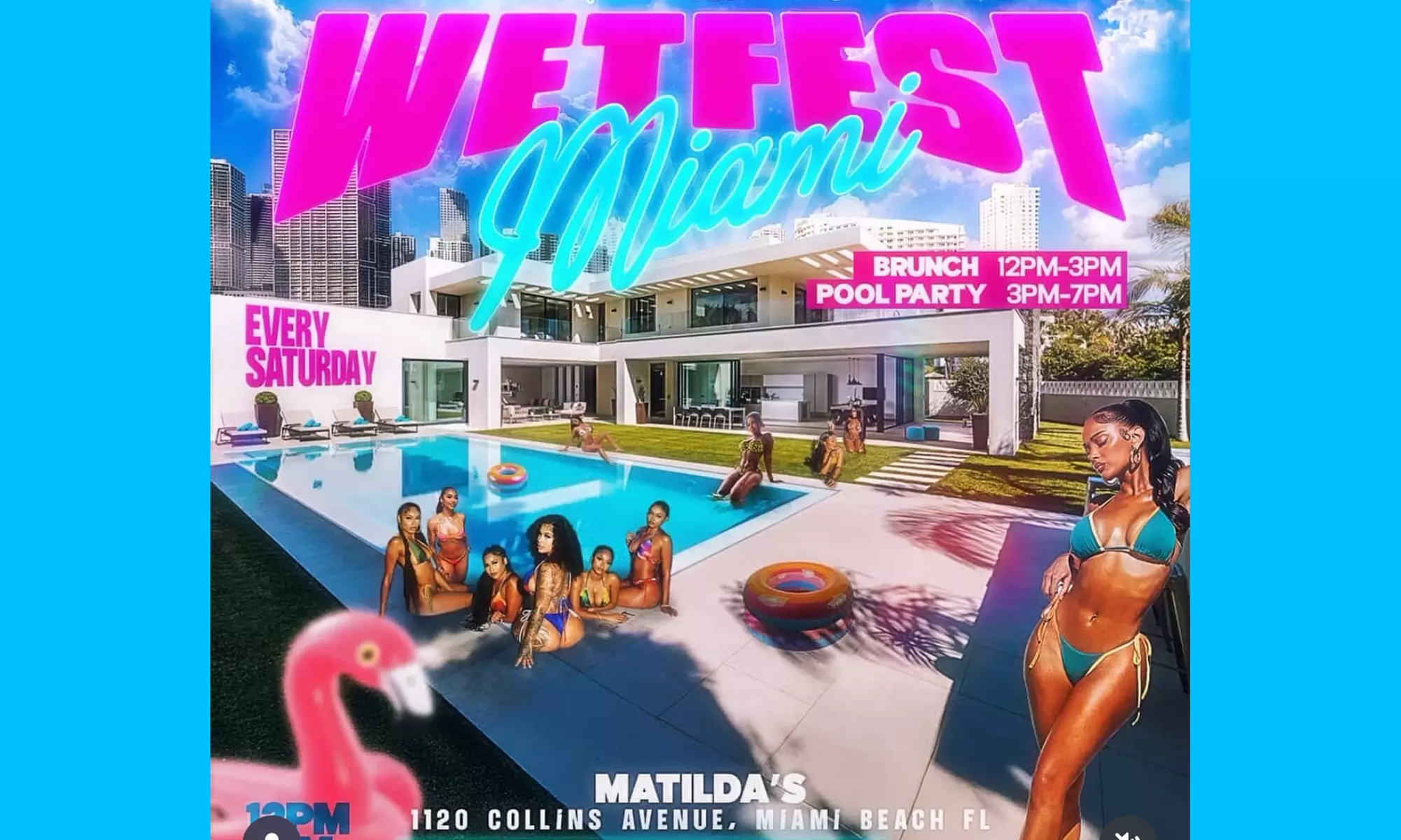 Hip Hop Rooftop Pool Party at Matilda's Kitchen