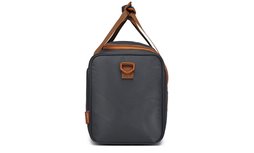 Image 17: KONO 20 Inch Cabin Suitcase Durable ABS Luggage with a Travel Bag