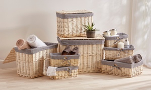 Wicker Storage Basket Bundles