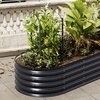 Image 3: 240cm Steel Raised Garden Bed in Various Colours