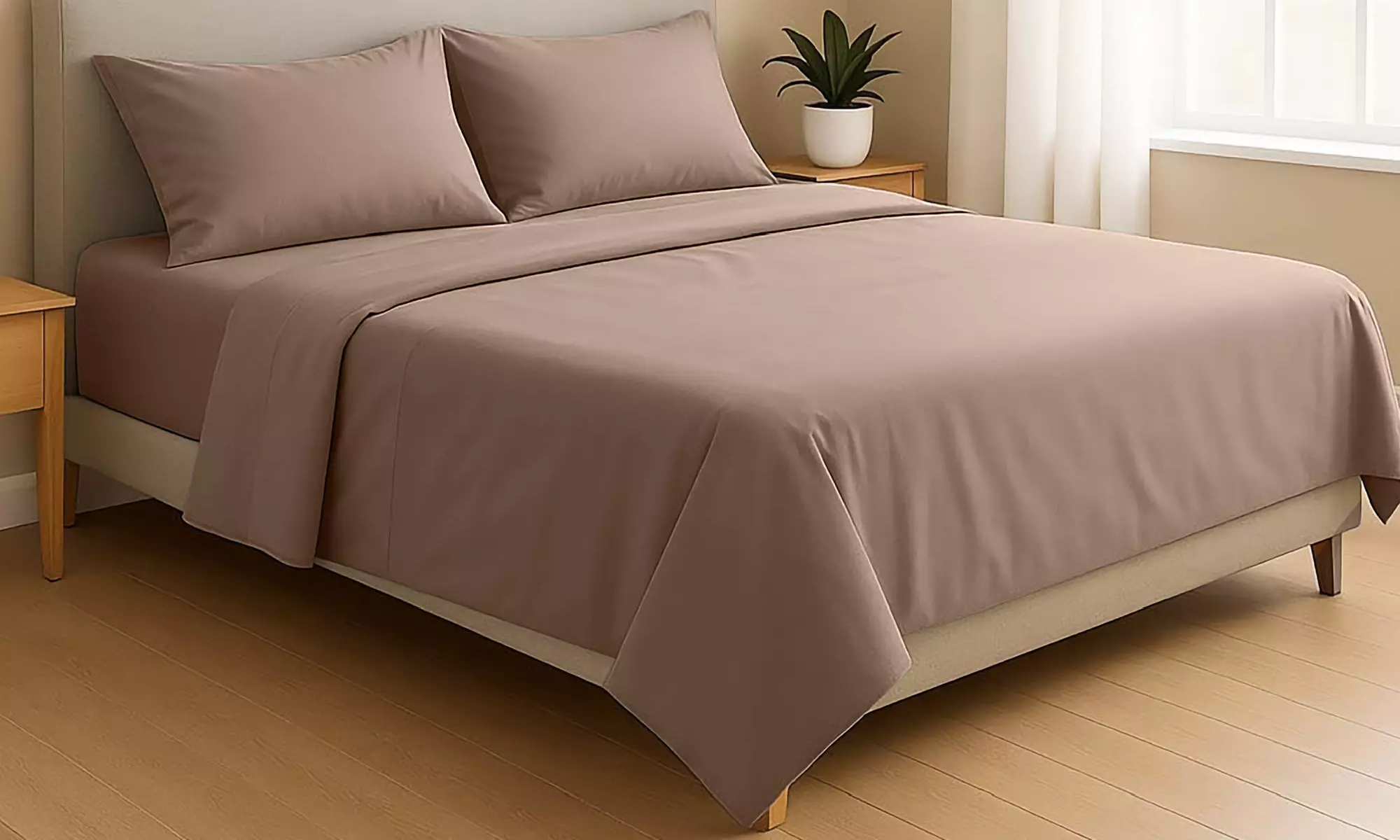 Completo lenzuola matrimoniale in pile