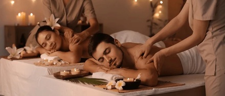 45 Minute Deep Tissue Couples Massage with Sauna - Audra's Spa