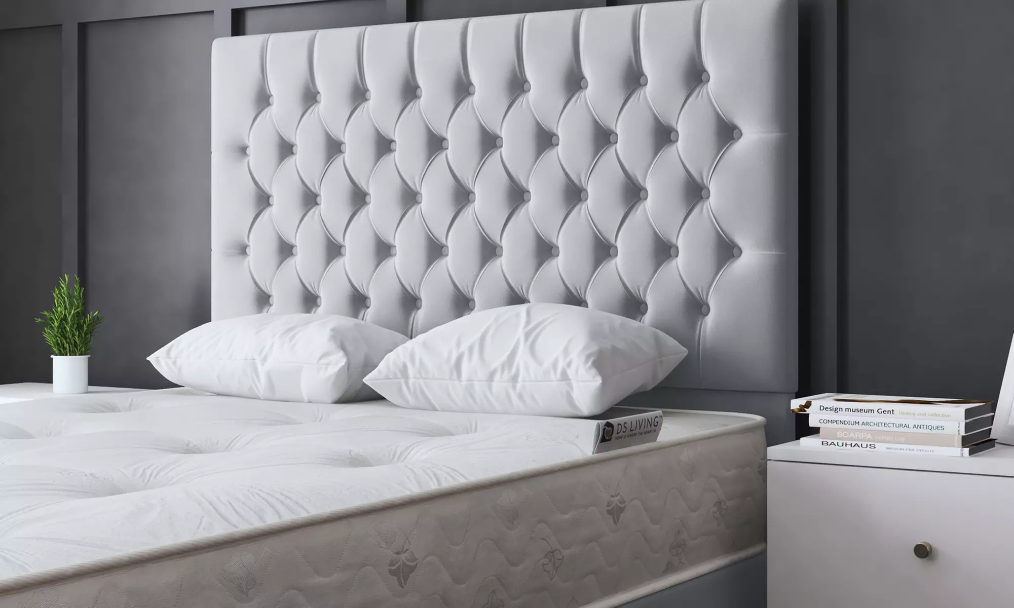 Seraphine Chesterfield Divan Bed with Four Drawers