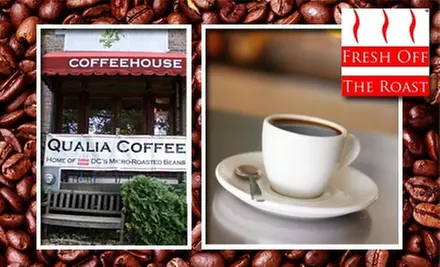 $7 for a 12-oz. Bag of Fresh Off the Roast Coffee Beans, Cup of Coffee, and More at Qualia Coffee - Primary Image
