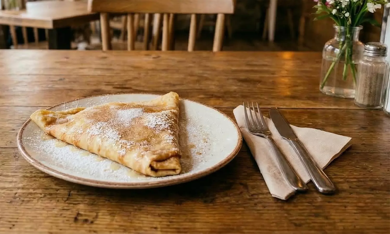 Crepes con topping y opción a milkshake para 2 o 4 personas