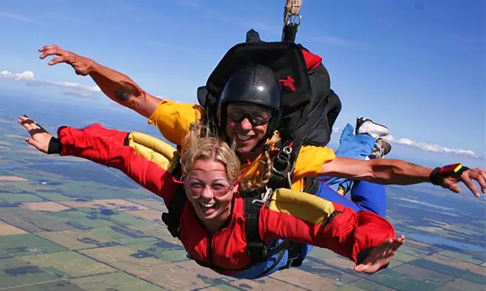 Tandem Jumps at Edmonton Skydive Centre (Up to 41% Off). Three Options Available. - Primary Image