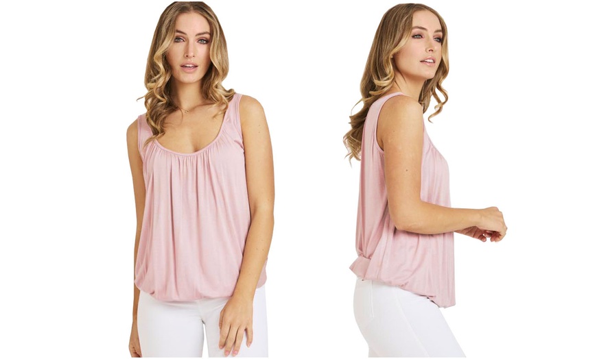 Image 11: Ruched Neck Balloon Vest