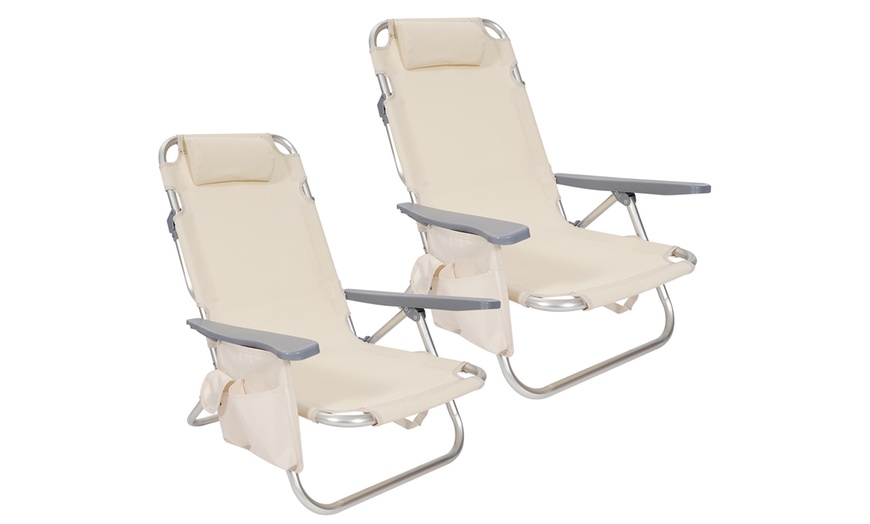 Image 7: Set de 2 chaises longues